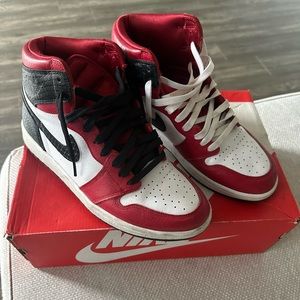 Wmns Air Jordan 1 Retro High OG 'Satin Red' size 8.5